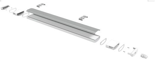 Luce della prova umida di Dualrays D2.5 120LPW SMD2835 40W LED