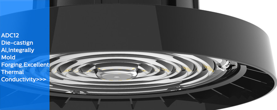 Alta illuminazione del UFO della baia della luce 100W 150W 200W della baia del UFO alta per il magazzino con IP65