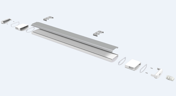 Accensione di D2.5 LED Triproof Ciao-esile &amp; progettazione del cappuccio protettivo del fermaglio per il risparmio costo la manodopera