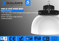 Illuminazione commerciale del UFO dell'alta luce 17000LM IP65 IK08 della baia di Dualrays 100W HB4.5 LED