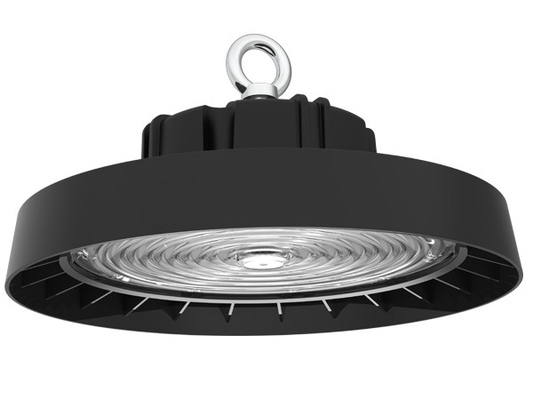 Magazzino olandese d'accensione industriale di alta efficienza impermeabile leggera 150W 160LPW della baia del UFO LED in azione