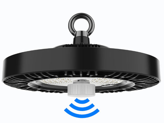 Lampada a LED UFO High Bay HB4H con interruttore DIP per alimentazione e 3CCT, 100W 150LPW con funzione di emergenza opzionale