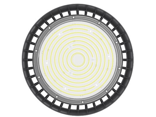 Alimentazione commutabile tramite DIP HB3 e luce Highbay LED UFO 3CCT con altezza di montaggio di 5 - 15 metri