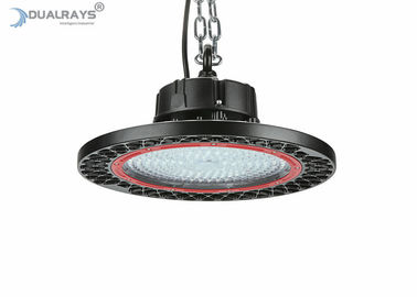 Dissipatore di calore ottico del flusso d'aria del livello IK10 della prova di scossa di luce della baia del UFO LED della lente dell'officina alto