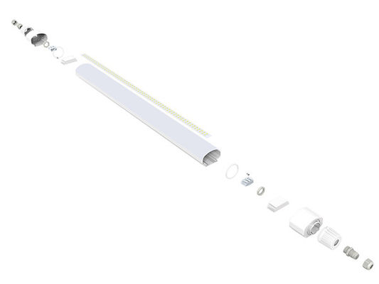 Il controllo PIR Sensor Tri Proof Light disponibile IP66 di serie 20W Intellegent di Dualrays D2 ha condotto l'apparecchio d'illuminazione delle luci 2ft ricoperta