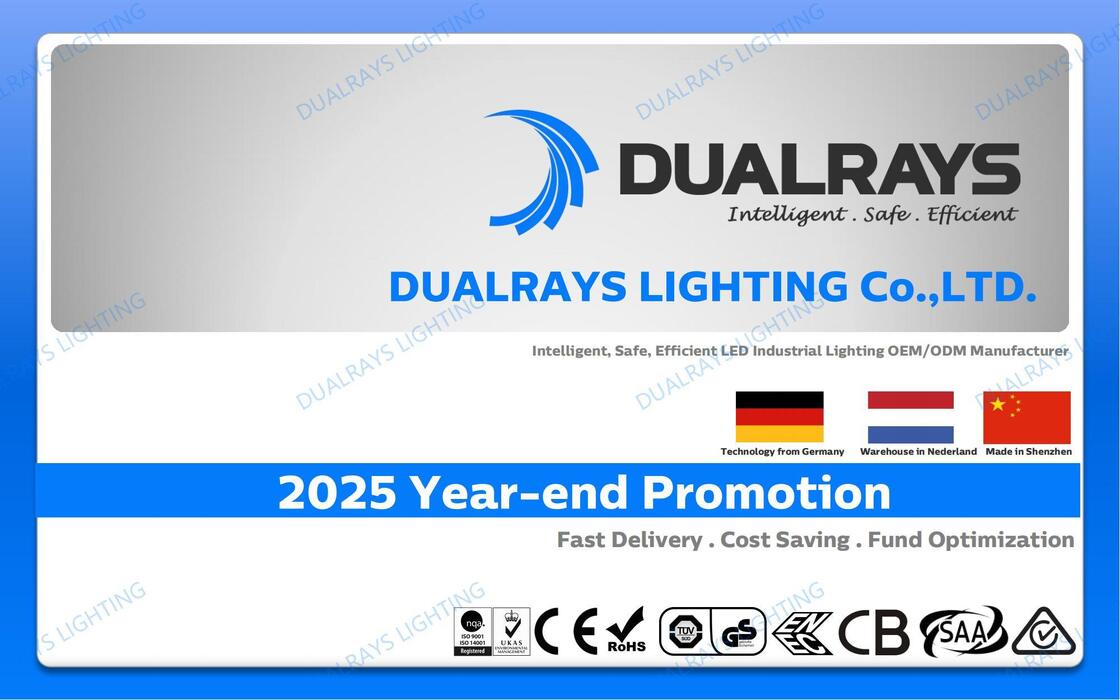 SPEDIZIONE DI LED HIGHBAY DUALRAYS Europe DIRETTAMENTE DAI PAESI BASSI ENTRO 3 GIORNI LAVORATIVI CON ASSISTENZA POST-VENDITA LOCALE