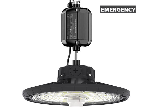 DUALRAYS 150W HB2 DIP Switchable Power e 3CCT UFO LED Highbay Light 100W 170LPW con emergenza opzionale