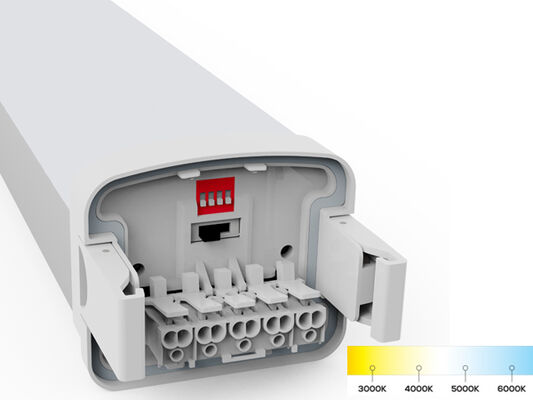 La tri prova impermeabile del vapore del LED ha condotto il soffitto leggero della sospensione IK10 ha montato il supporto per installare